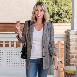 Modern Plaid Blazer | Poshmark